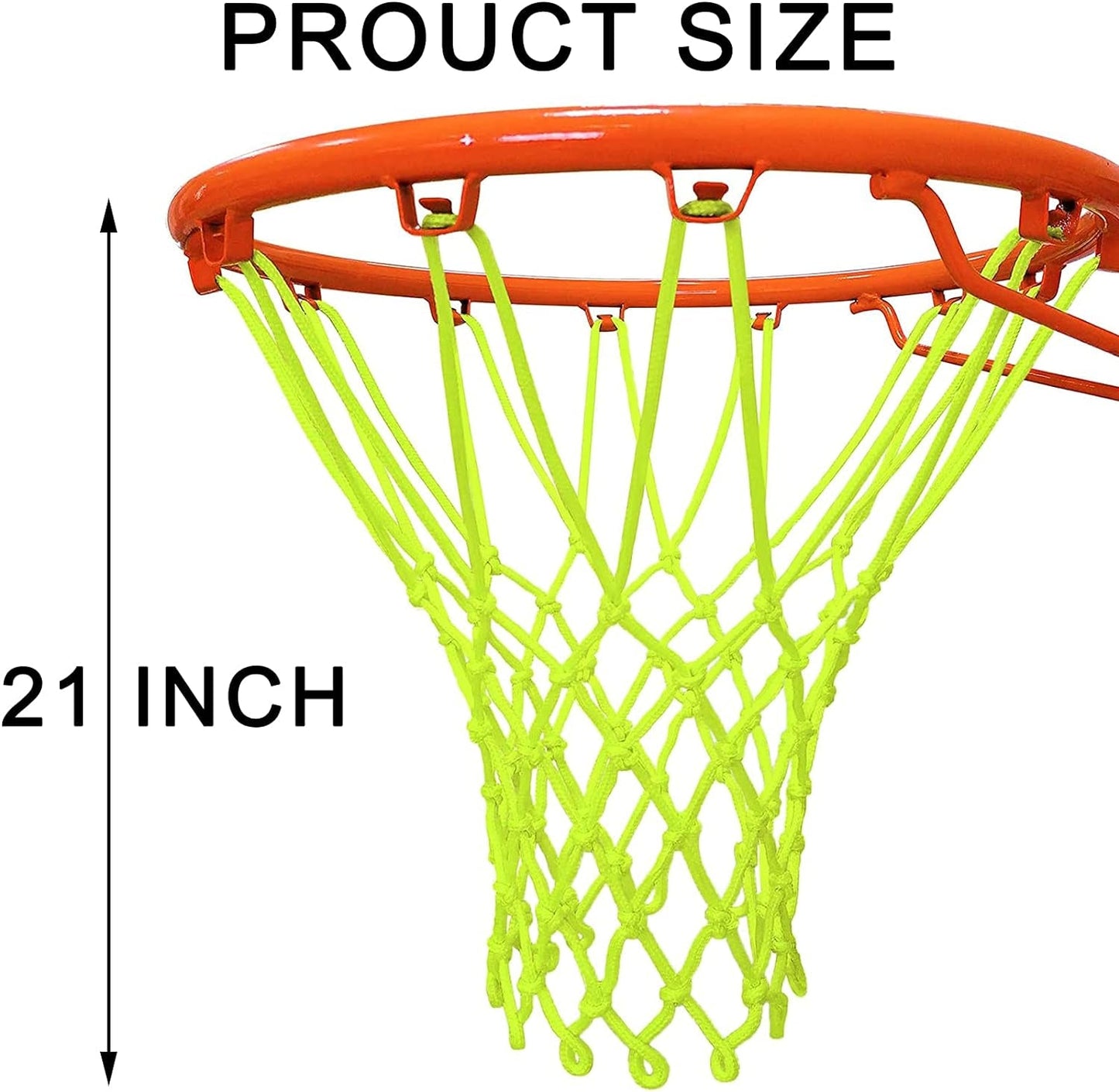 Glow Basketball Net, Nightlight Basketball Net Luminous Outdoor Portable Sun Powered Sport Nylon